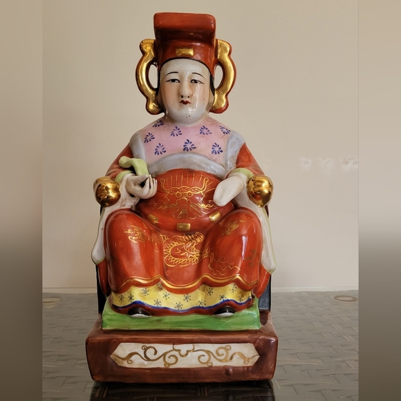VTG-Chinoiserie Royal Figurine - Picture 6 of 6